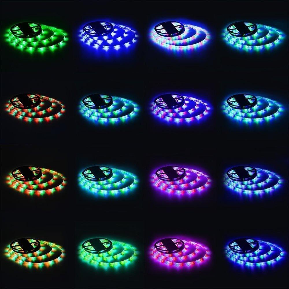 Fita Led Rgb 5050 Rolo 5M 300 Leds Prova D'Agua Sem Controle - 2