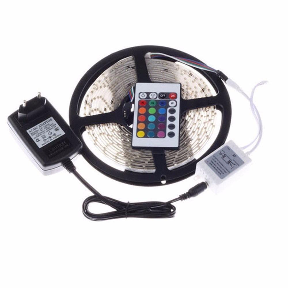 Fita Led 5050 Rgb 300 Leds Rolo 5M+ Controle + Fonte - 2