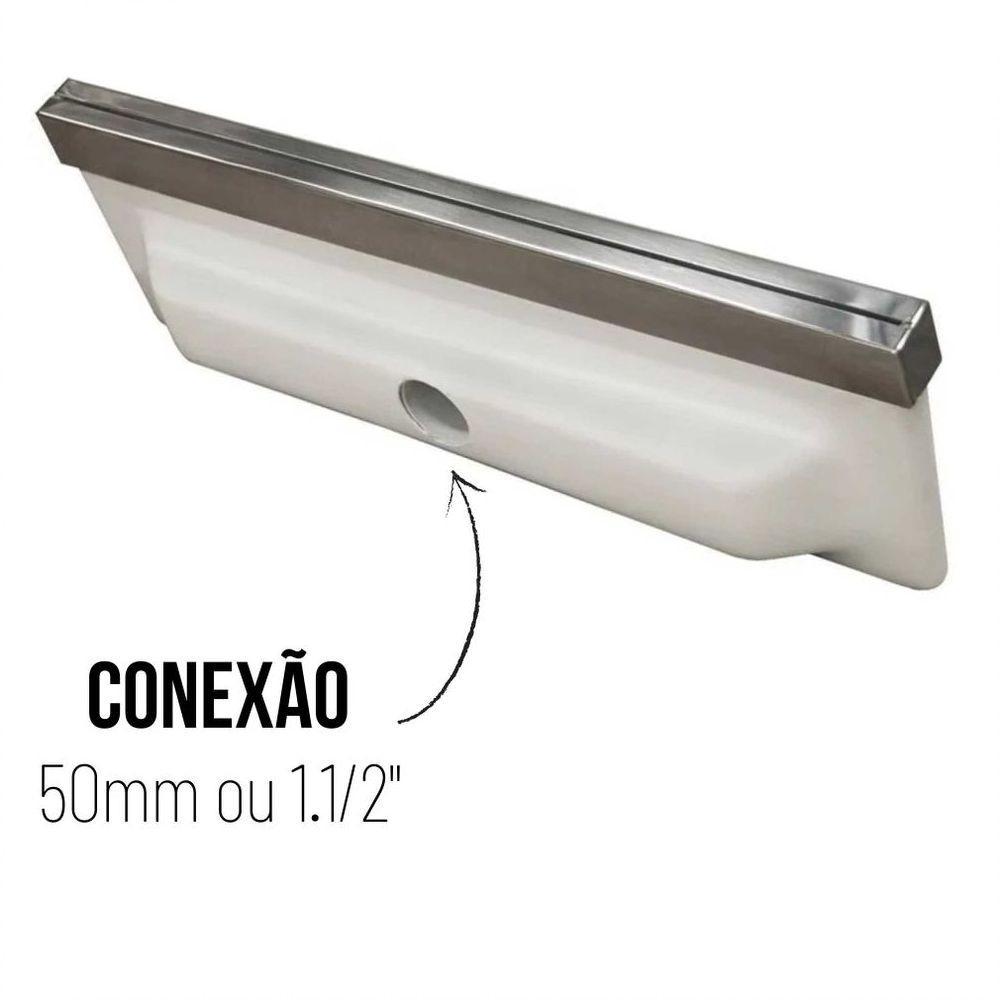 Cascata 40Cm Para Piscina De Embutir Na Parede Com Acabamento Em Aço Inox - 8