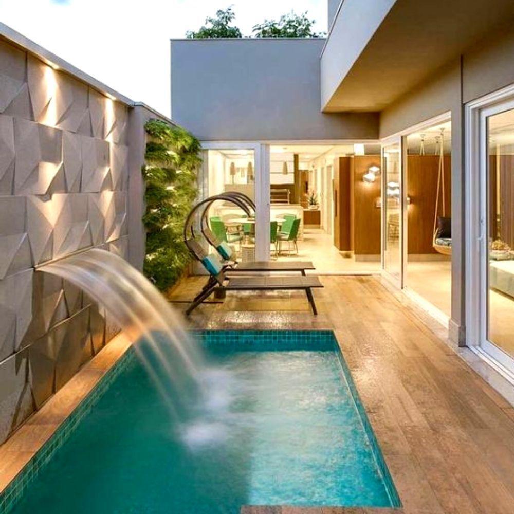 Cascata 60Cm Para Piscina De Embutir Na Parede Com Acabamento Em Aço Inox - 8