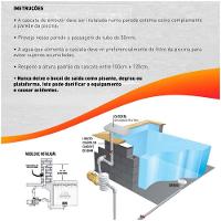 Cascata 60Cm Para Piscina De Embutir Na Parede Com Acabamento Em Aço Inox - 5