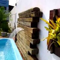 Cascata 60Cm Para Piscina De Embutir Na Parede Com Acabamento Em Aço Inox - 14