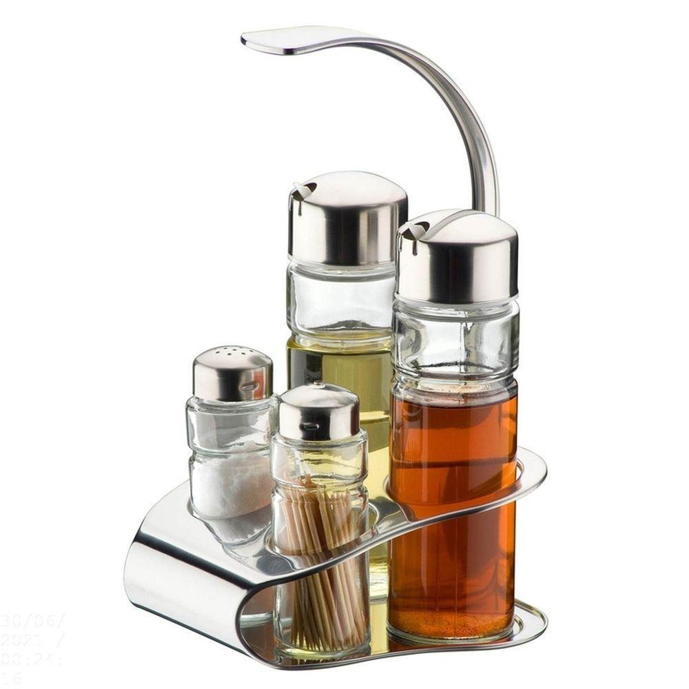 Frasco De Vidro Para Azeite Ou Vinagre Tramontina Utility Em Aço Inox Com Tampa Tramontina - 9