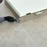 Tampa Casa De Máquina Articulada Porta Cadeado 110X110Cm C - 2