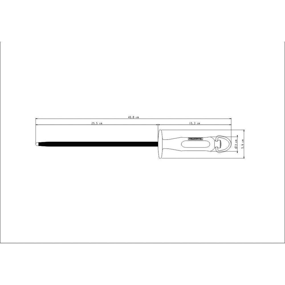 Chaira Tramontina Century Com Haste Em Aço Especial E Cabo De Polipropileno 10" Tramontina - 3