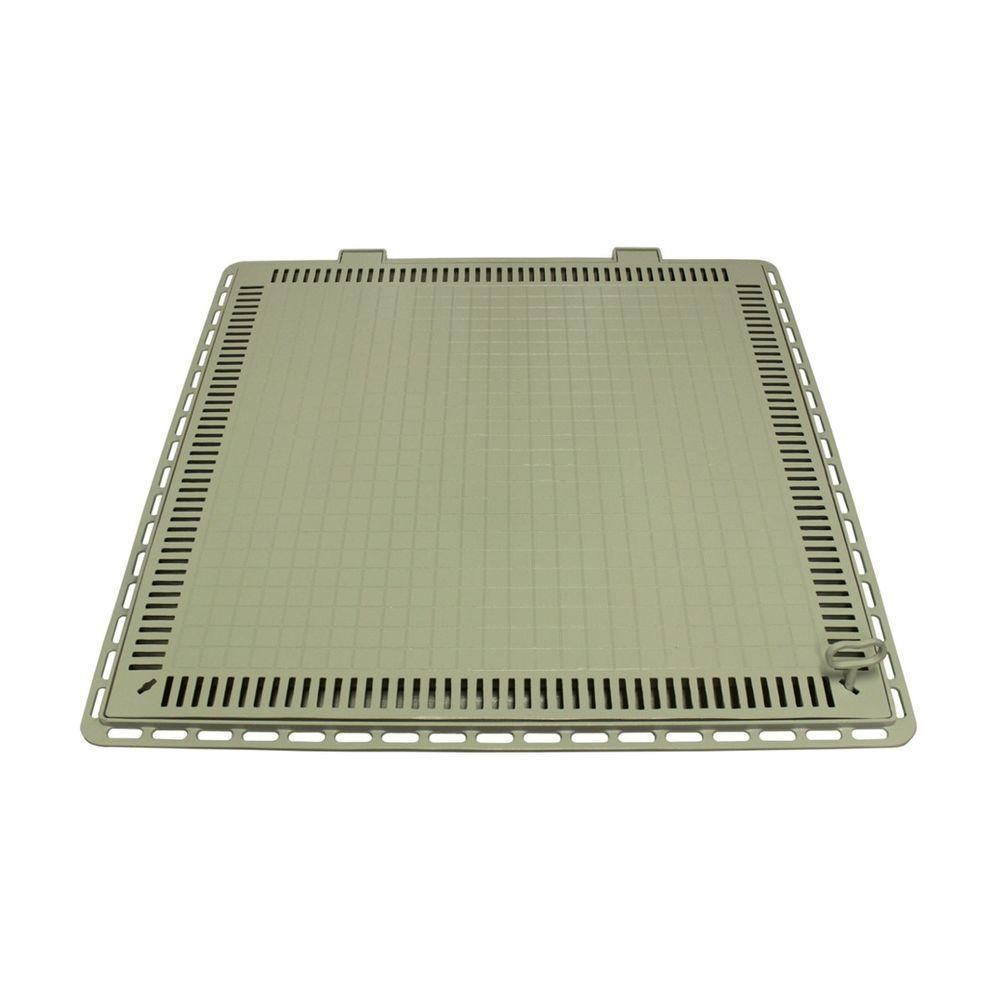 Tampa Casa De Máquina Piscina Lisa Art Grelha 110X110Cm B1 - 1