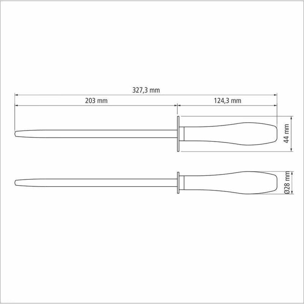 Chaira Tramontina Em Aço Carbono Cromado E Cabo Castanho Polywood Tramontina - 2