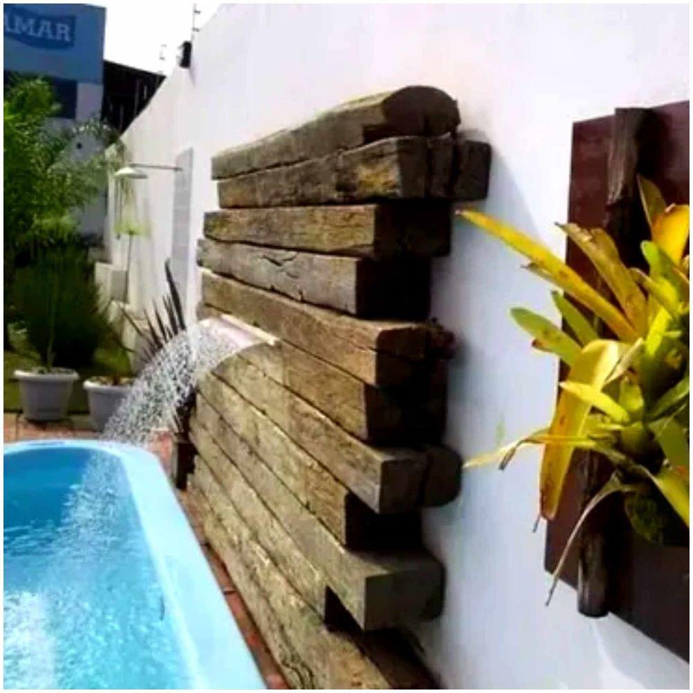 Cascata 80Cm Para Piscina De Embutir Na Parede Com Acabamento Em Aço Inox - 8