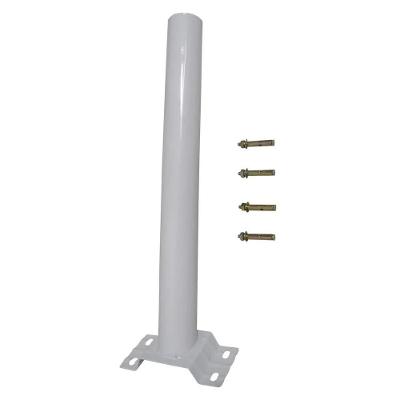 Suporte Barra Luminaria Solar Parede Rua Poste Aço Quintal