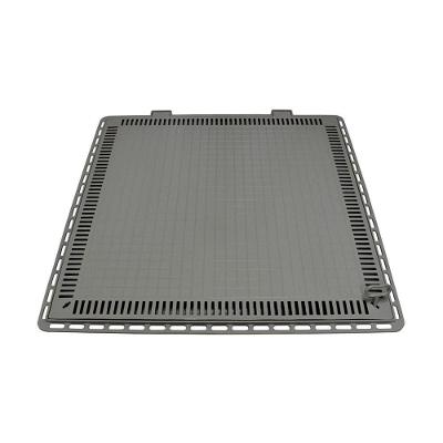 Tampa Casa De Máquina Piscina Lisa Art Grelha 110x110cm C