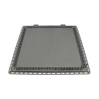 Tampa Casa De Máquina Piscina Lisa Art Grelha 110x110cm C - 1