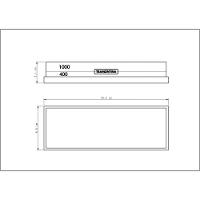 Pedra Para Afiar Profio Com Granulação 400 E 1000 Dupla Face Com Suporte Emborrachado - 2