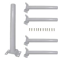 Suporte Barra Para Luminaria Solar Parede Iluminaçao 5 Un Po - 1