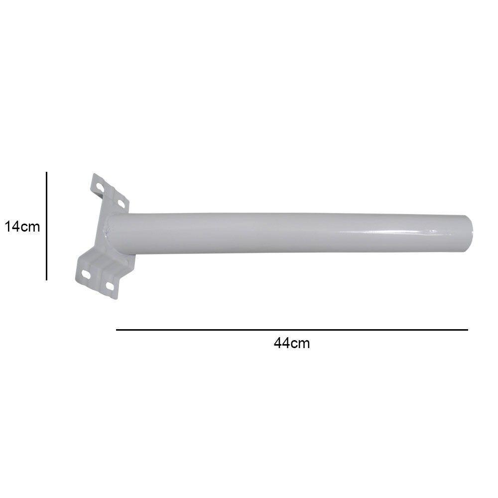 Suporte Barra Para Luminaria Solar Parede Iluminaçao Poste R - 4