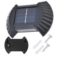 Luminaria Solar Led Parede Arandela Spot Luz Ambiente Baliza - 1
