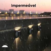 Luminaria Solar Led Parede Arandela Spot Luz Ambiente Baliza - 2