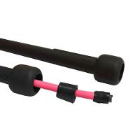 Corda de Pular Basic Em Pvc Rosa 2,85m - 2