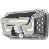 Luminaria Solar Sensor Movimento Spot Led Parede Branco Frio - 1