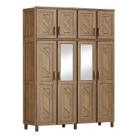 Guarda-roupa 8 Portas Cama Cômoda Sapateira Madeira Imbuia
