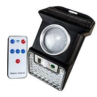 Luminaria Solar Spot Sensor De Proximidade Led Controle 4 M - 1