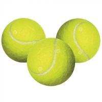 Bola De Tênis Pacote Com 3 Unidades Atacado . - 1