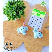 Apliques Comestíveis Olhos Azuis Azul Mod10G Tamanho 0,5 Cm - 1