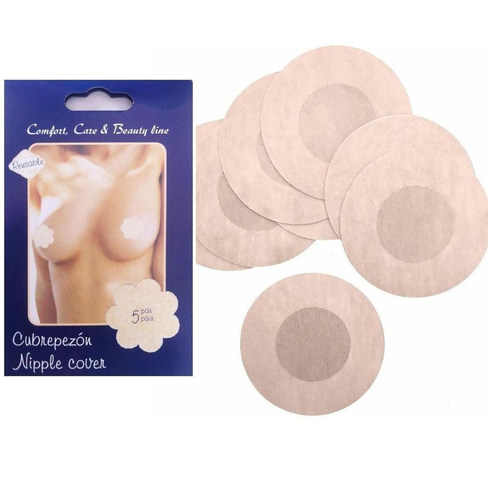 Protetor Mamilo Adesivo Tapa Bico Aureola 5 Pares Adesivo - 1