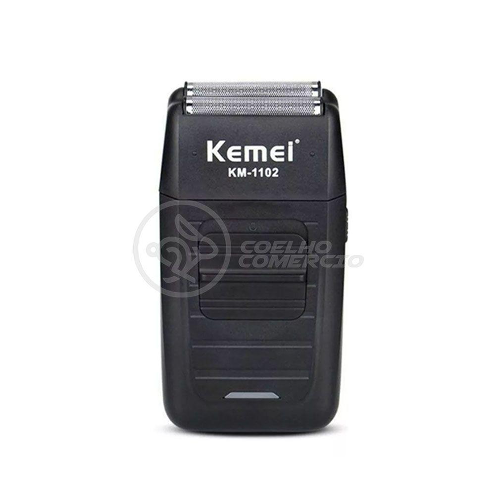 Maquina Barbear Kemei 1102 Barbeador Aparador Bivolt Sem Fio - Presente Dia Dos Namorados Nº5 - 2