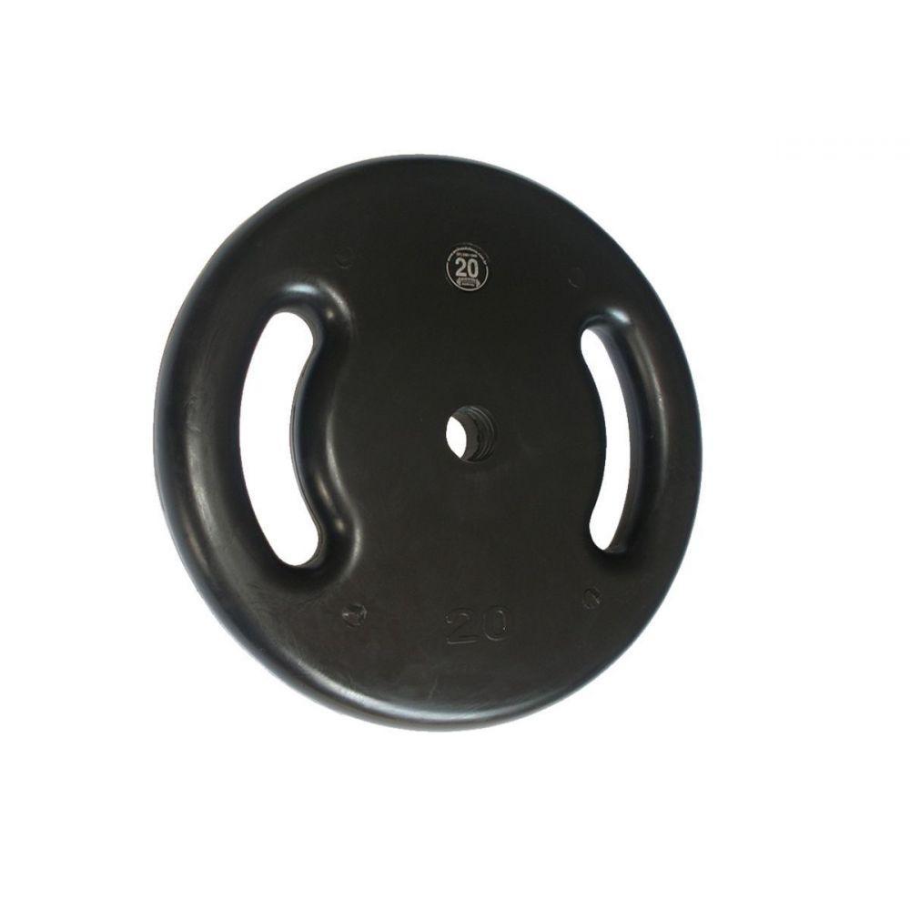 Anilha de Ferro Fundido Injetada Alça Lateral 20,0Kg - 1