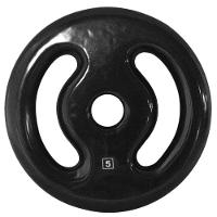 Anilha Ferro Fundido Emborrachada Academia 5,0 Kg - 1