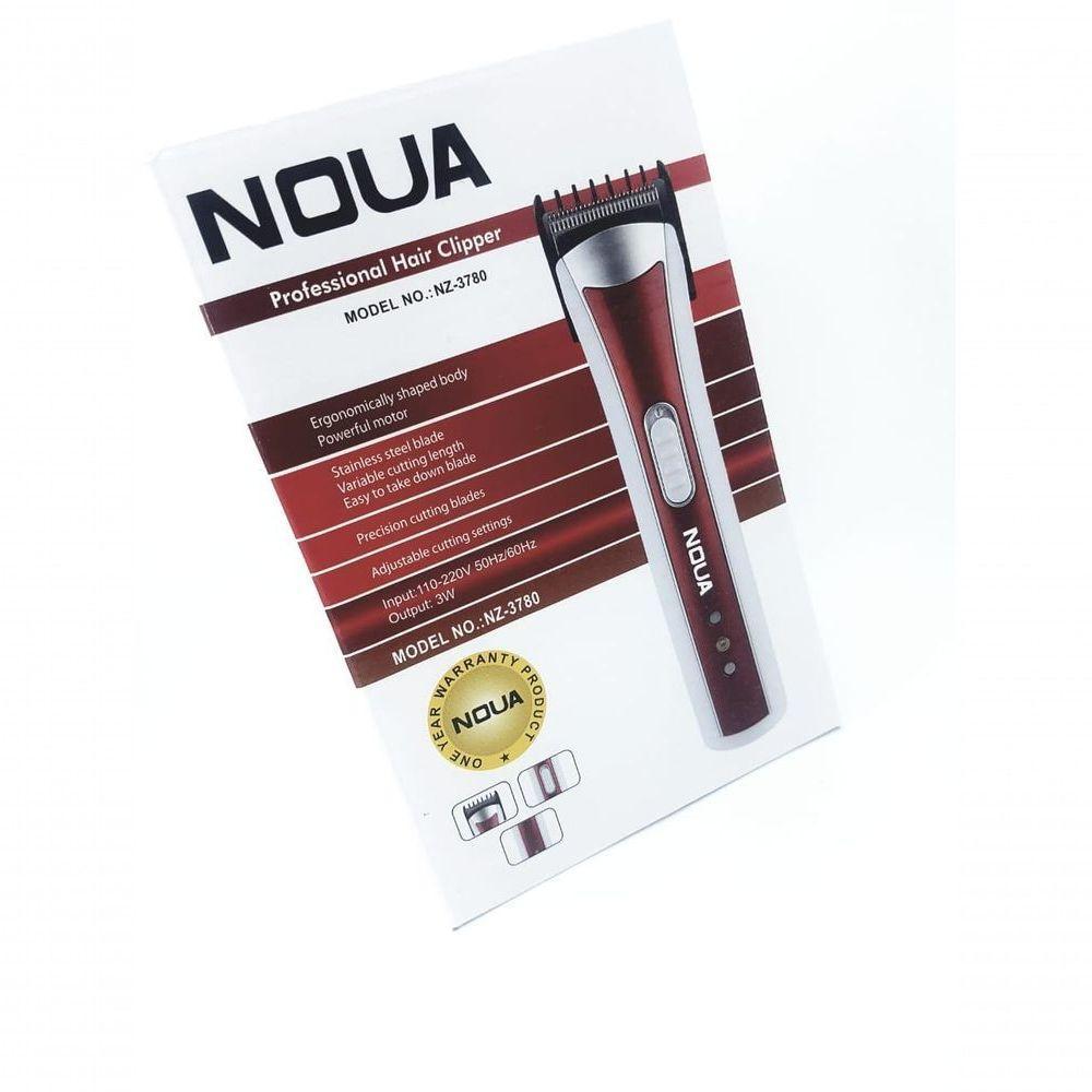 Máquina Noua Corta Cabelo Fazer Barba Recarregável Azul - 9