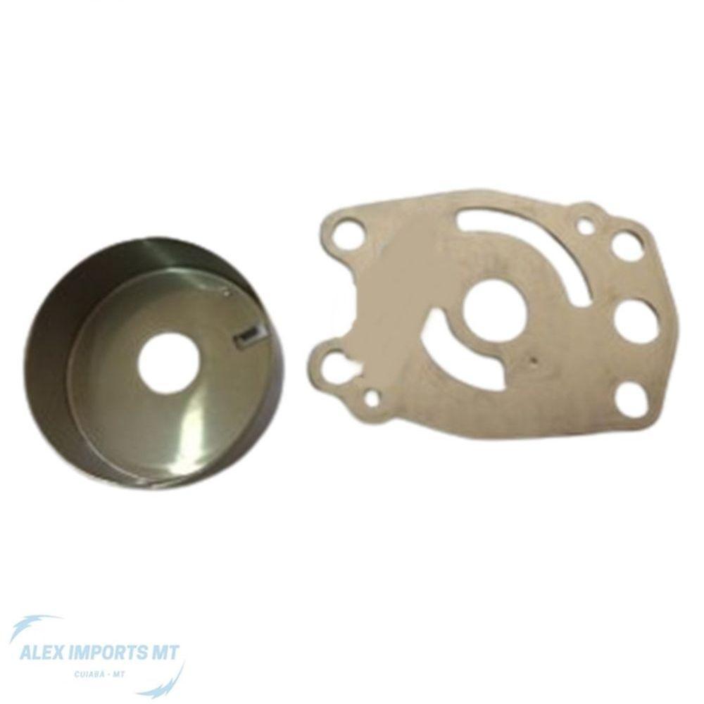 Bomba De Agua Yamaha Placa Mais Copo 40 J-g Kit Popa Iamara - 2