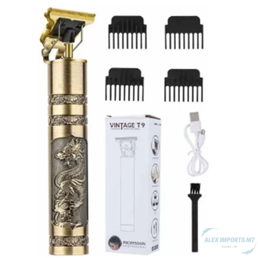 Máquina Corta Cabelo Recarregável Barbeador Barba Bigode - 3