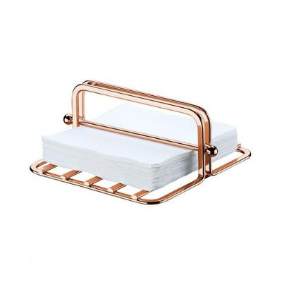 Porta Guardanapo Grande Rose Gold 1856rg Future