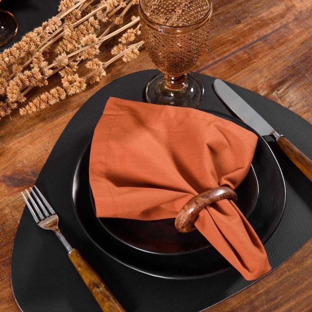 Argola De Guardanapo Copa E Cia 4 Pçs Complement Modern Wood - 3