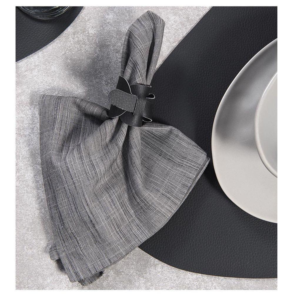 Argola De Guardanapo Copa E Cia 2 Pçs Ravena Preto - 2