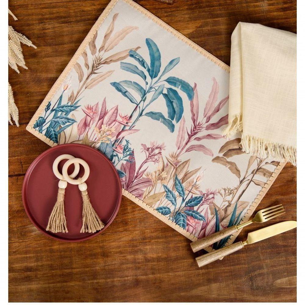 Argola De Guardanapo Copa E Cia 4 Pçs Complement Tassel - 4