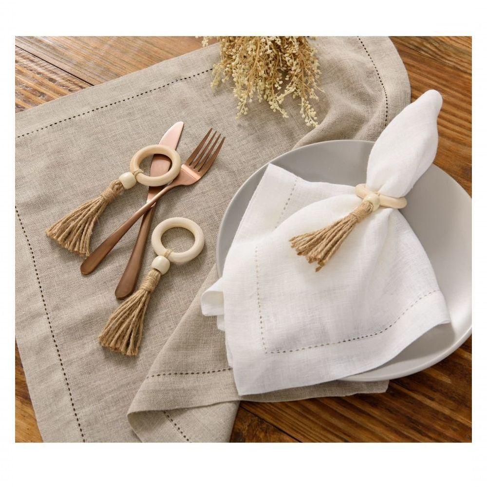 Argola De Guardanapo Copa E Cia 4 Pçs Complement Tassel - 5