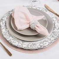 Argola De Guardanapo Copa E Cia 4 Pçs Traccia Pérola - 3