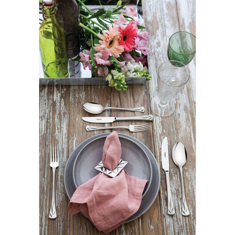 Conjunto De Argolas Para Guardanapo Prisma Tramontina Em Aço Inox 6 Peças Tramontina - 2