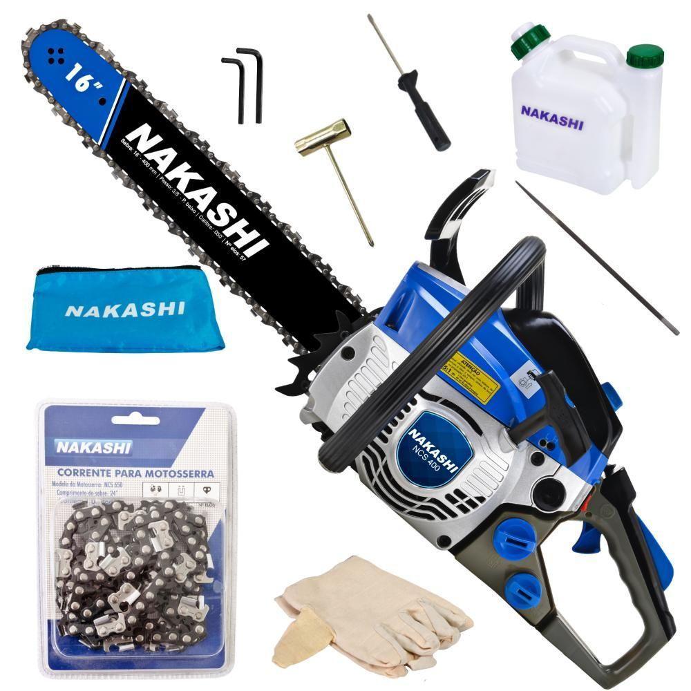 Motosserra Nakashi Ncs 400 40Cc 2T Para Cortes Precisos - 1