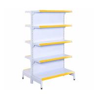 Gôndola Prateleira Supermercado 5 Níveis 40x30 New Plus 1,70m Central Inicial Amarelo Sa Gôndolas - 1