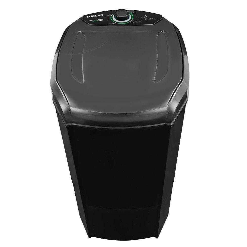 Tanquinho Semiautomático Suggar Lavamax Eco 10Kg Preta - 6