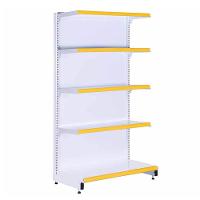 Gôndola Prateleira Supermercado 5 Níveis 40x30 New Plus 1,70m Parede Inicial Amarelo - Sa Gôndolas - 1