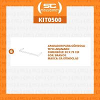 Kit - 6 Aparador Aramado Em U 30x73cm Branco - Sa Gondolas - 2
