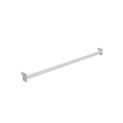 Régua De Aço Carbono 73cm Branco Para Ponta De Gôndola New Plus Sa Gôndolas