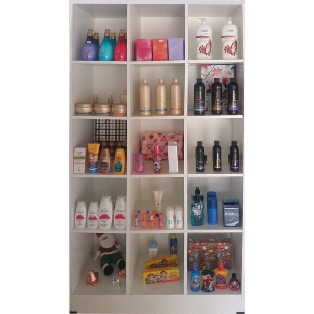 Kit com Colméias Estante e Balcão de Atendimento 5 Peças - 4