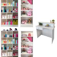 Kit com Colméias Estante e Balcão de Atendimento 5 Peças - 7