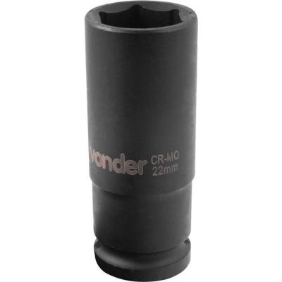Soquete Sextavado De Impacto Longo Encaixe 1/2" 22Mm Vonder