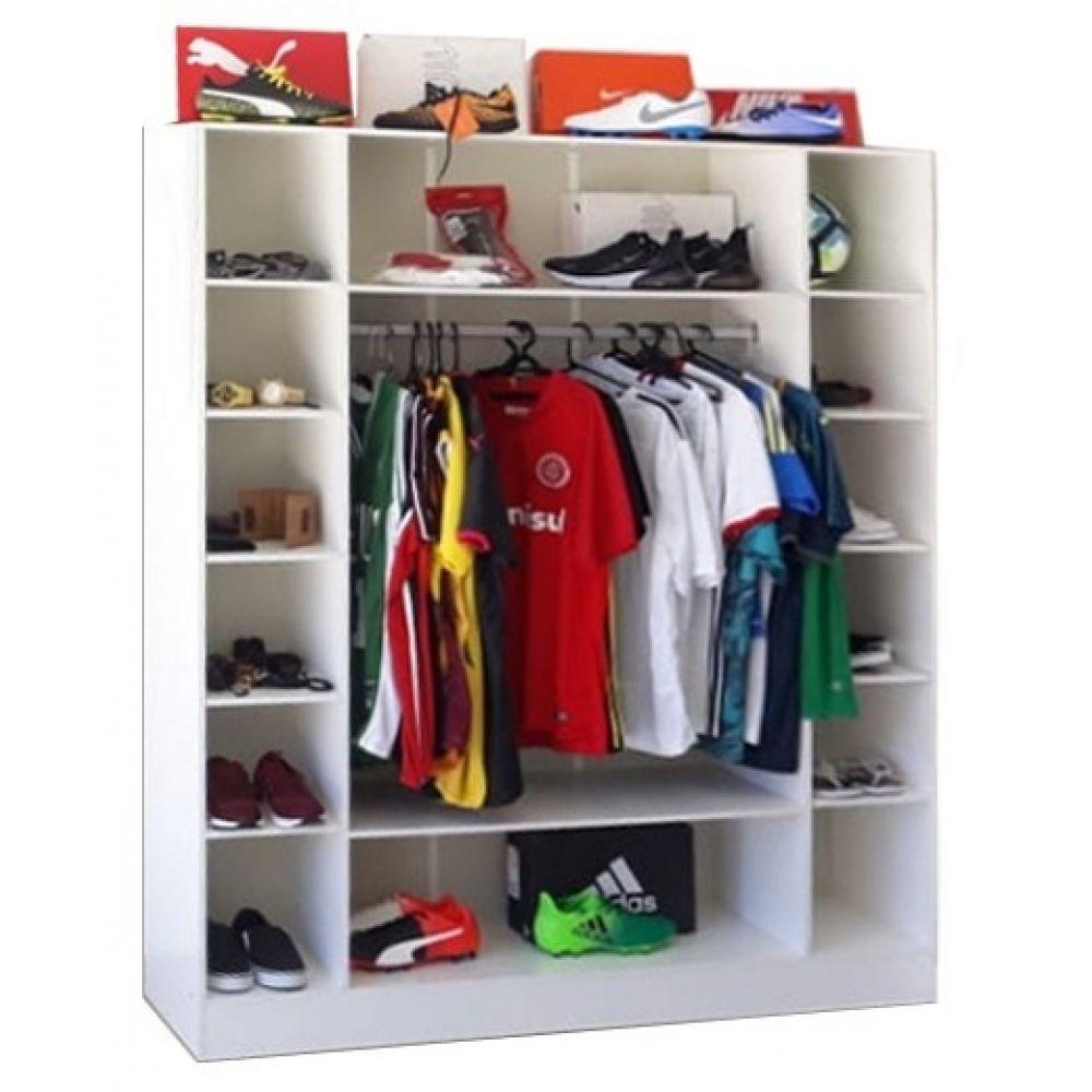 Expositor Colméia Armários Balcão Arara 4 Peças - 3